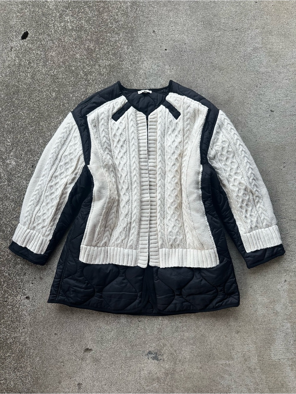 Moon River Eliana Diamond Quilted Oversized Padded Jacket